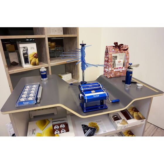 MARCATO Ιταλίας Φόρμα Design 10 θέσεων Μπλε για Ζυμαρικά Ravioli 34x12.5x2cm και ΠλάστηςMARCATO Ιταλίας Φόρμα Design 10 θέσεων Μπλε για Ζυμαρικά Ravioli 34x12.5x2cm και Πλάστης