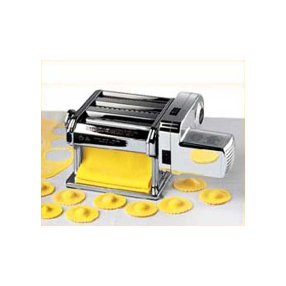 MARCATO Ιταλίας AMPIAMOTOR Μηχανή Φύλλου και Ζυμαρικών με Μοτέρ Ηλεκτρικό 220V 32x20x13cm Επιχρωμιωμένο Ατσάλι MAX Πλάτος Ζύμης 15cm Βάρος 4.2kg