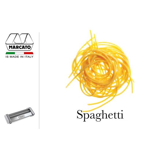 MARCATO Ιταλίας ATLAS150 Classic Σετ Μηχανή Φύλλου και Ζυμαρικών με Αξεσουάρ για Παρασκευή Ζυμαρικών Reginette, Spaghetti και Raviolini MULTIPAST150