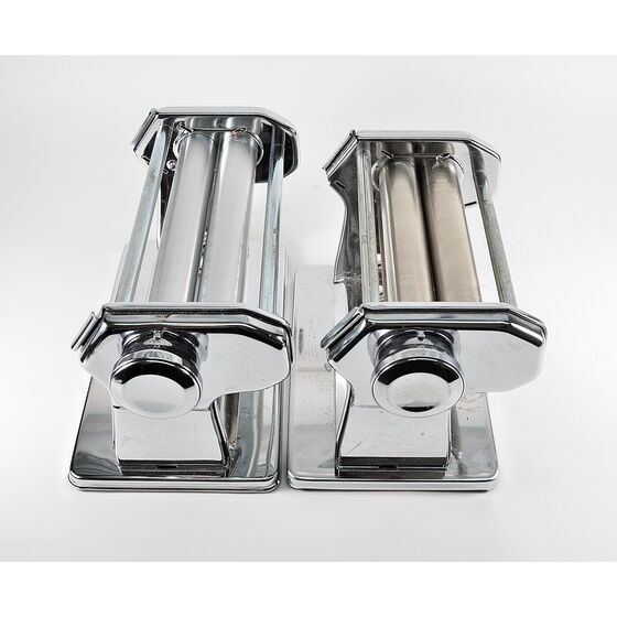 MARCATO Ιταλίας ATLAS180 Classic Μηχανή Φύλλου και Ζυμαρικών 23x20x15.5cm Επιχρωμιωμένο Ατσάλι Διαιρούμενη MAX Πλάτος Ζύμης 18cm Βάρος 1.94kg