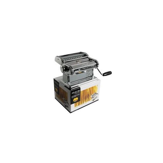 MARCATO Ιταλίας ATLAS180 Classic Μηχανή Φύλλου και Ζυμαρικών 23x20x15.5cm Επιχρωμιωμένο Ατσάλι Διαιρούμενη MAX Πλάτος Ζύμης 18cm Βάρος 1.94kg