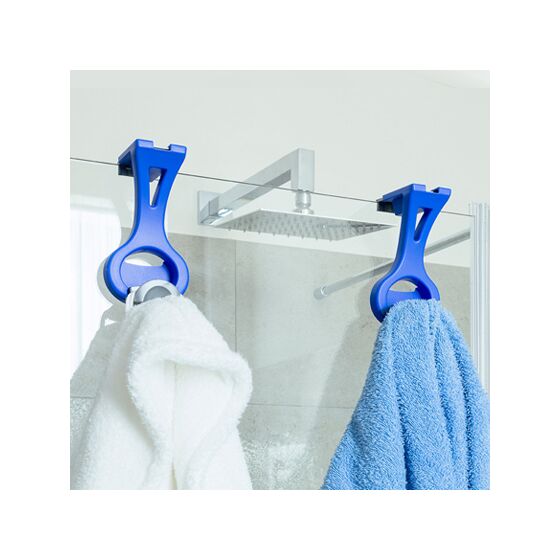 BAMA Ιταλίας Κρεμάστρα Πολυλειτουργική Πλαστική 15.5x8x6cm με Ρυθμιζόμενο Γάντζο 0.7-5cm FRUYT Λευκή