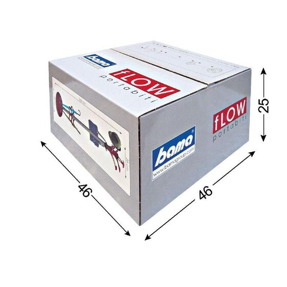 BAMA Ιταλίας Καλόγερος Μεταλλικός 45x35x170cm με 6 Πλαστικούς Γάντζους και Υποδοχές για Τσάντες και Ομπρέλες Κόκκινο-Λευκό Πάγου