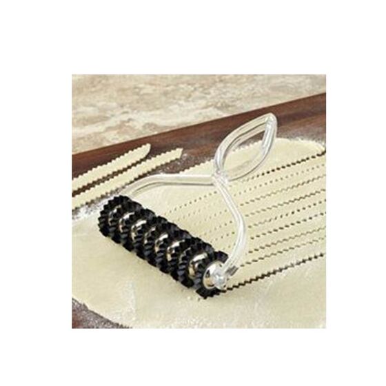 MARCATO Ιταλίας Εξάρτημα Κοπής Ζύμης DESIGN με 9 Αφαιρούμενες Ροδέλες 14.5x4x16cm Λευκό Διάφανο PASTABIKE