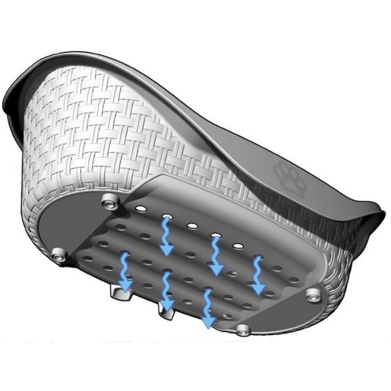 Κρεβάτι Σκύλου-Γάτας 110x77.5x36.5cm RATTAN με Σύστημα Αερισμού Καφέ BAMA Ιταλίας