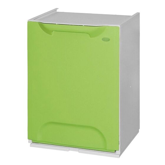 ARTPLAST Ιταλίας Κάδος Ανακύκλωσης Απορριμμάτων Κουζίνας 34x29x47cm 46+20lt Πλαστικός Πράσινο