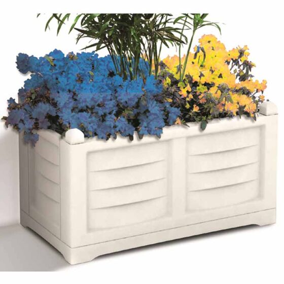 BAMA ITALY Θήκη Ζαρντινιέρας Βαρέως Τύπου 80x43x42cm 120lt Λευκή