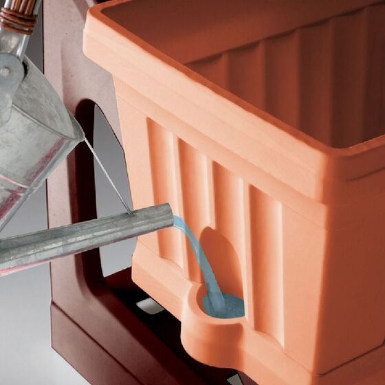 BAMA ITALY Σκαλιέρα με 3 Ζαρντινιέρες 80x74x73cm MAX Χωρητικότητα 30lt με 6 Τροχούς Πράσινη