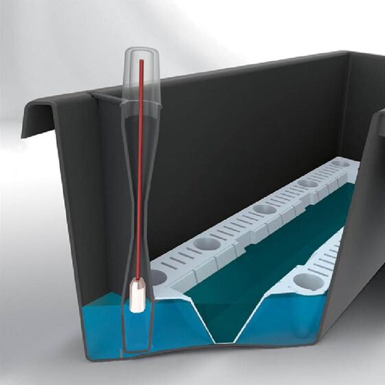 BAMA ITALY Ζαρντινιέρα Αυτοποτιζόμενη Πλαστική Ψάθα Κεραμιδί