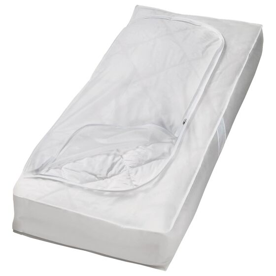 ORDINETT ITALY Θήκη Φύλαξης Ρούχων 120x50x15cm 100%PEVA 90lt 0.12kg TOP CLASS WHITE UNDERBED Διάφανο Λευκό