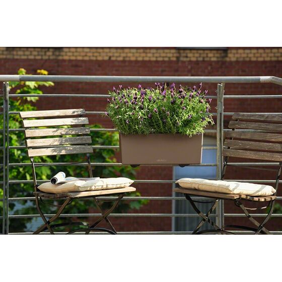 LECHUZA Balconera Color50 Ζαρντινιέρα 50x19x19cm Αυτοποτιζόμενη με Δοχείο Φύτευσης ΚΑΦΕ Γερμανίας