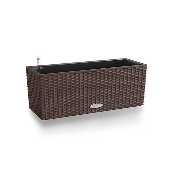 LECHUZA Balconera Cottage50 Ζαρντινιέρα 50x19x19cm Αυτοποτιζόμενη με Δοχείο Φύτευσης ΚΑΦΕ-ΜΟΚΑ Γερμανίας RedDot Award 2010