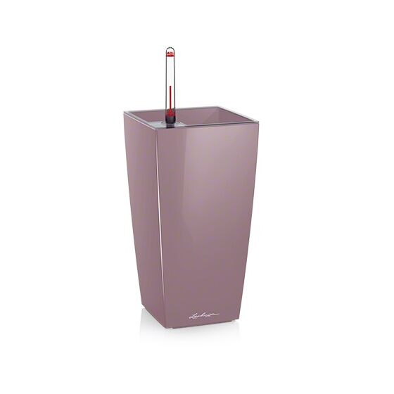 LECHUZA Maxi-Cubi Επιτραπέζια Γλάστρα 14x14x26cm Αυτοποτιζόμενη με Δοχείο Φύτευσης ΛΙΛΑ Γερμανίας