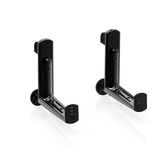 LECHUZA Άγκιστρα ΜπαλκονιούΤοίχου ΣΕΤ για Ζαρντινιέρες BALCONERA 50 και BALCONERA 80 Μαύρα MAX Αντοχή 25kg