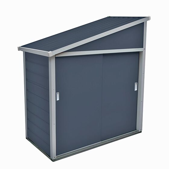 STEELEN Μεταλλική Αποθήκη Κήπου 161x87x134 (5.3'x2.9') 1.1m² Γαλβανιζέ Coco Γκρι