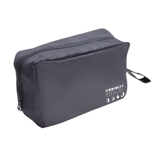 ORDINETT Ιταλίας Νεσεσέρ Καλλυντικών 22x10x15cm 3.3lt από Πολυεστέρα για Ταξίδια POCHETTE Γκρι Σκούρο