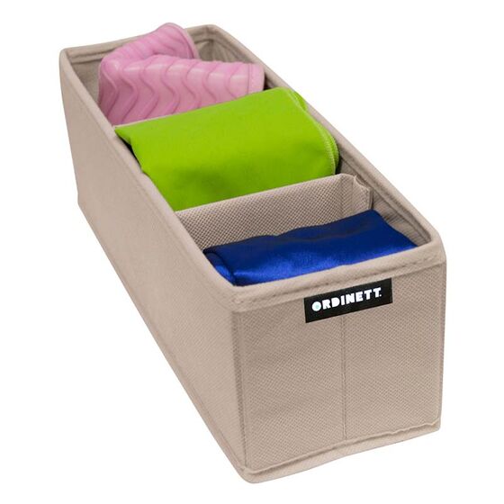 ORDINETT Ιταλίας Θήκη Οργάνωσης Ντουλάπας 30.5x10x10cm TNT SMALL DIVIDER CAMARGUE Μπεζ