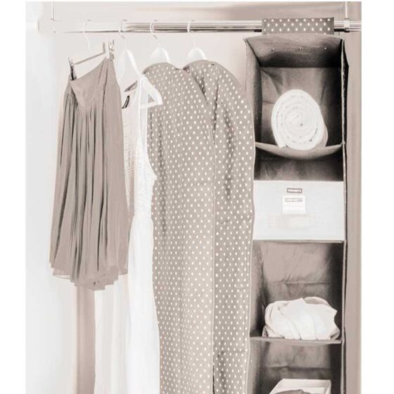 ORDINETT Ιταλίας Θήκη Φύλαξης Κουστουμιών 60x100cm TNT-PEVA 0.10kg CAMARGUE 1/100 Διάφανη-Μπεζ Πουά