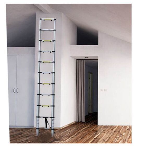 VESTA Τηλεσκοπική Σκάλα 3.18m Αλουμινίου με 11 Σκαλιά Βάρος 8.4kg MAX Αντοχή 150kg