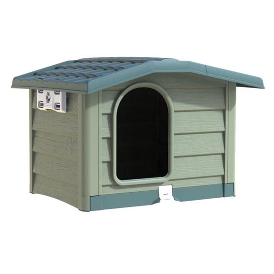 BAMA ITALY Σπίτι Σκύλου 89x75x62cm Medium με Ρυθμιζόμενη Οροφή και Πάτωμα 10kg Πράσινο BUNGALOW