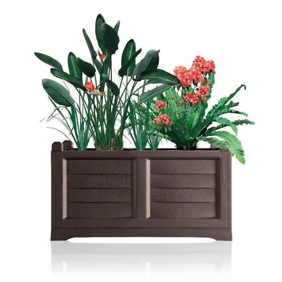 BAMA ITALY Θήκη Ζαρντινιέρας Βαρέως Τύπου 80x43x42cm 120lt Καφέ Σκούρο