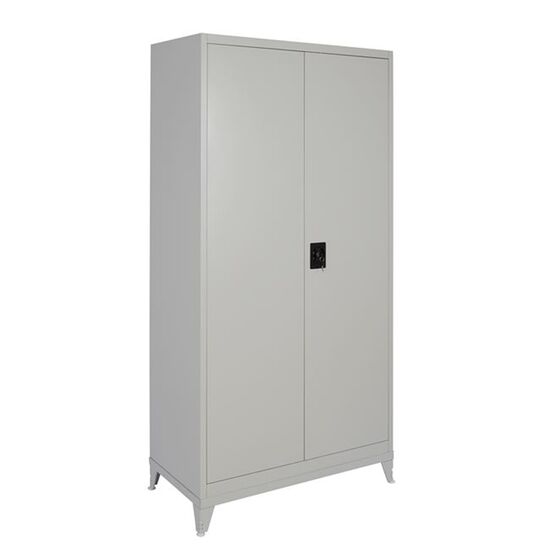 STEELEN Μεταλλική Ντουλάπα 90x45x191cm Πάχους 0.6mm/0.8mm (πάτωμα) Γαλβανιζέ με Χώρισμα και Ρυθμιζόμενα Πόδια - 5 Αποθηκευτικοί Χώροι