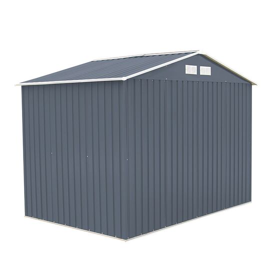 STEELEN Μεταλλική Αποθήκη Κήπου - Σπιτάκι Κήπου 261x241x198 (8.6'x7.9') 5.8m² Γαλβανιζέ Polis Γκρι