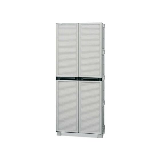 ARTPLAST Ιταλίας Πλαστική Ντουλάπα 19kg 70X39X172cm με Χώρισμα MASSIF 2φυλλη (Ατσάλινοι Μεντεσέδες) 5 Χώρων CONCERT