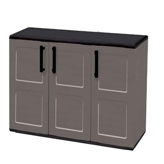 ARTPLAST Ιταλίας Πλαστική Ντουλάπα 13kg 102x37x84cm STRONG 3φυλλη 3 Χώρων FREELINE