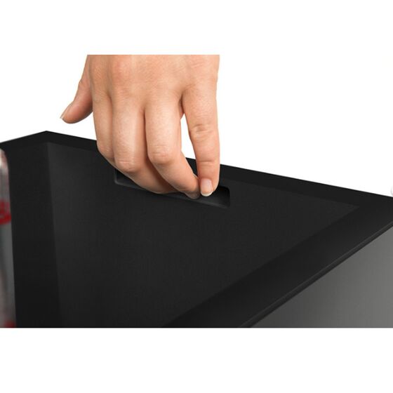 LECHUZA Canto 40 Premium Tower Επιδαπέδια Γλάστρα 40x40x76cm Αυτοποτιζόμενη με Δοχείο Φύτευσης Ανθρακί Γυαλιστερή Γερμανίας Reddot Award Winner 2017