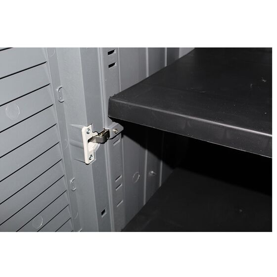 ARTPLAST Ιταλίας Παπουτσοθήκη-Ντουλάπα 68x37x84cm με 3 Ράφια-4Αποθηκευτικούς Χώρους 10kg Μεταλλικούς STRONG Μεντεσέδες Γκρι Σκούρο EASYLINE