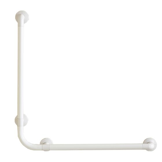 Χειρολαβή Μπάνιου 78x8x78cm Αλουμινίο-Πλαστικό Μέγιστη Αντοχή 120kg Βάρος 1.10kg Λευκή
