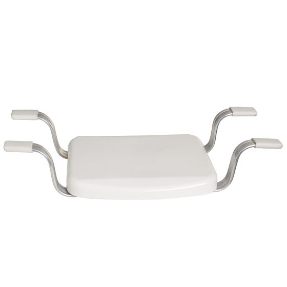 Κάθισμα-Σκαμπό Μπανιέρας 75x34x16cm MAX Αντοχή 150kg Αλουμίνιο-Πλαστικό Λευκό