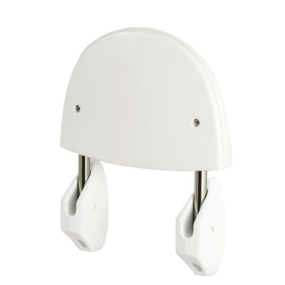 Κάθισμα Μπάνιου 36x40x18cm Βιδωτό Τοίχου Αναδιπλούμενο Πλαστικό ABS ΜΑΧ Αντοχή 120kg Βάρος 1.86kg Λευκό