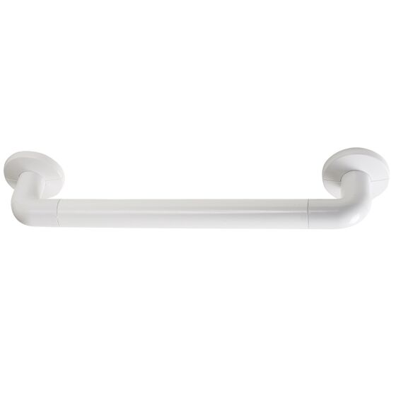 Χειρολαβή Μπάνιου 46x8x7cm Αλουμίνιο-Πλαστικό Μέγιστη Αντοχή 120kg Βάρος 0.44kg Λευκή