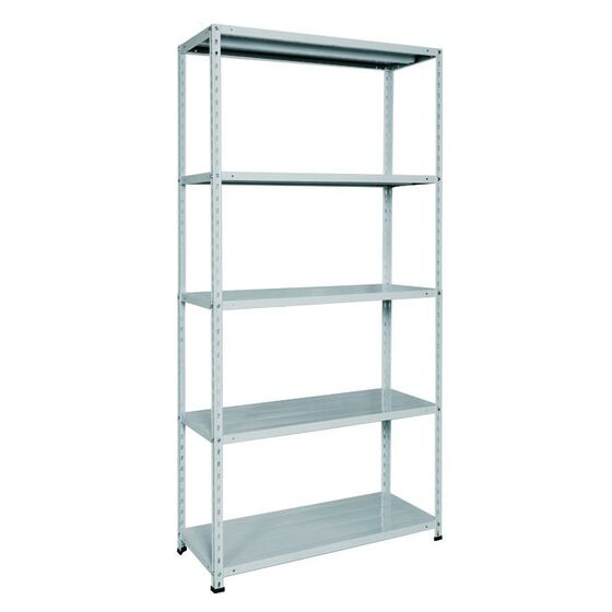 BIZZOTTO ITALY Μεταλλική Γαλβανιζέ Ραφιέρα Dexion 5όροφη 75x30x168cm 6.9kg MAX Αντοχή 200kg MINISTARKIT(B355Z)