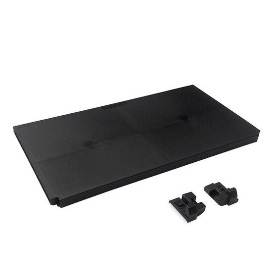 TOOMAX Ιταλίας Πλαστικό Ράφι 63x34x2.5cm Για Ντουλάπες SMALL MAX Αντοχή 15kg Μαύρο