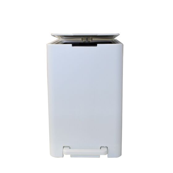 Κάδος Μπάνιου με Πεντάλ 13.5lt 18.5x25x29cm με Εσωτερικό Κάδο 7lt 0.82kg Πλαστικό SOFT CLOSE Λευκό Ελλάδας
