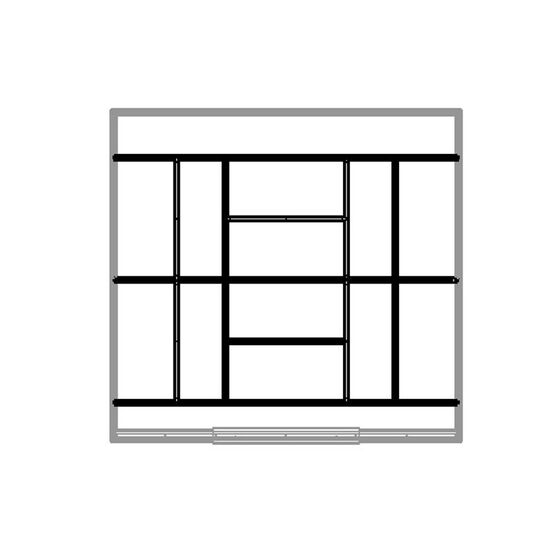 STEELEN Βάση-Πλαίσιο Δαπέδου Γαλβανιζέ Μέταλλο για την Αποθήκη-Σπιτάκι Κήπου 453.1001H