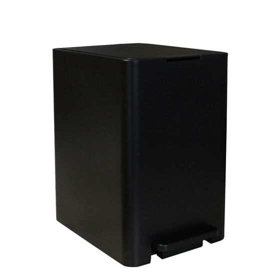 Κάδος Μπάνιου με Πεντάλ 18.5x25x29cm 7lt 0.82kg Πλαστικό SOFT CLOSE Μαύρο ΕλλάδαςΚάδος Μπάνιου με Πεντάλ 13.5lt 18.5x25x29cm με Εσωτερικό Κάδο 7lt 0.82kg Πλαστικό SOFT CLOSE Μαύρο Ελλάδας