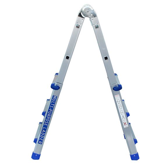 Σκάλα Αλουμινίου Επαγγελματική 4x3 Σκαλιά Μέγιστο Ύψος 287 εκατοστά Αντοχή 150kg Βάρος 9.4kg Πιστοποίηση EN131