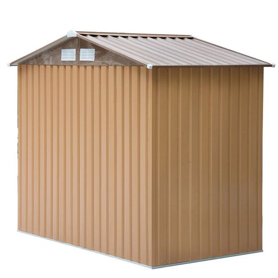 STEELEN Μεταλλική Αποθήκη Κήπου - Σπιτάκι Κήπου 277x191x212cm (9.1'x6.3') 4.8m² Γαλβανιζέ με Παράθυρο Archer Plus C Καφέ