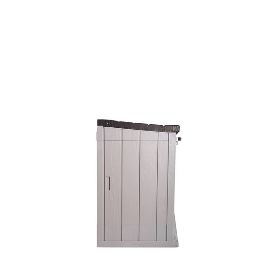 TOOMAX Ιταλίας Αποθήκη Κήπου Βαρέως Τύπου Πλαστική 842lt 129.5x74.5x111cm 20.5kg MASSIF STORER PLUS TAUPE GREY/BROWN