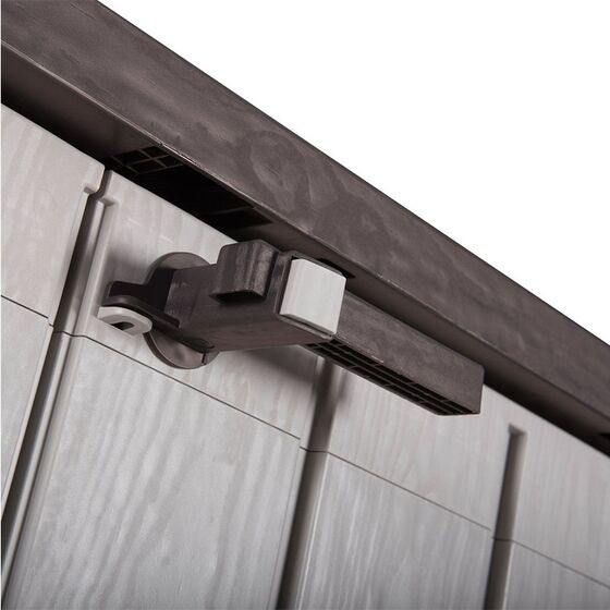 TOOMAX Ιταλίας Αποθήκη Κήπου Βαρέως Τύπου Πλαστική 842lt 129.5x74.5x111cm 20.5kg MASSIF STORER PLUS TAUPE GREY/BROWN