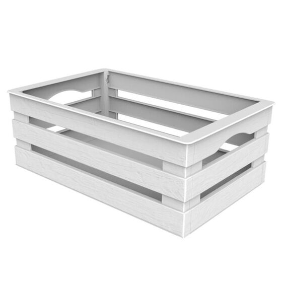 BAMA Ιταλίας Τελάρο Πολλαπλών Χρήσεων 41x31x14cm Πλαστικό με Όψη Ξύλου Κρεμ TINA 3