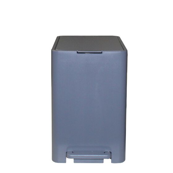 Κάδος Μπάνιου με Πεντάλ 13.5lt 18.5x25x29cm με Εσωτερικό Κάδο 7lt 0.82kg Πλαστικό SOFT CLOSE Γκρι Τιτανίου Ελλάδας