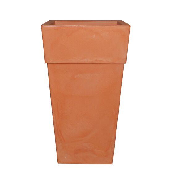 BAMA ITALY Γλάστρα Βαρέως Τύπου 40x40x70cm 62.5lt Γίγας 4.5kg Πλαστική Κεραμιδί PIRAMIDE