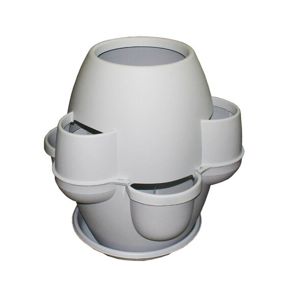 BAMA ITALY Γλάστρα Σύνθεσης XL Ø80x80cm 200lt Πλαστική 8.2kg Oasi Λευκό του Πάγου