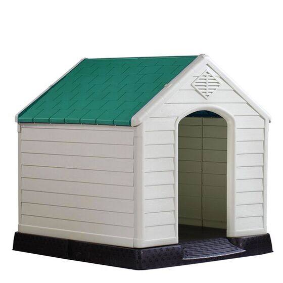 Σπίτι Σκύλου LARGE 78.5x87.7x81.5cm 11.2kg Λευκό Πάγου-Πράσινο VESTA