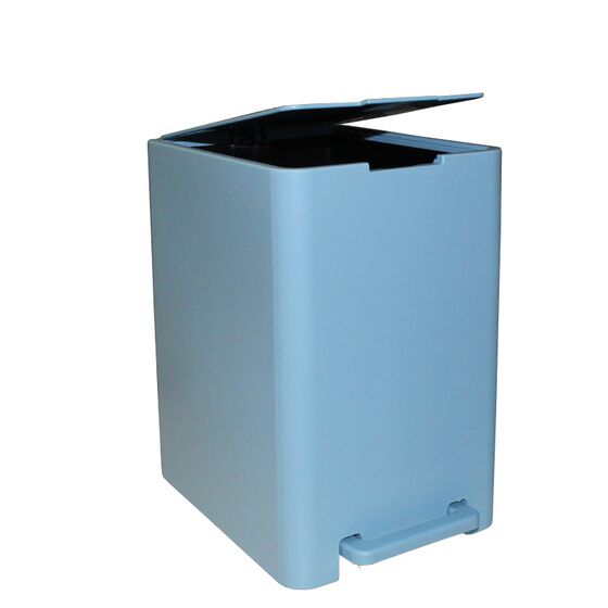 Κάδος Μπάνιου με Πεντάλ 13.5lt 18.5x25x29cm με Εσωτερικό Κάδο 7lt 0.82kg Πλαστικό SOFT CLOSE Σιέλ Ελλάδας